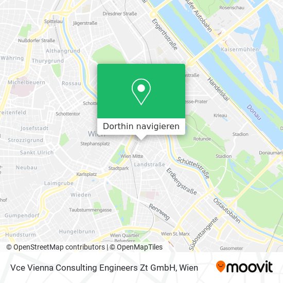 Vce Vienna Consulting Engineers Zt GmbH Karte