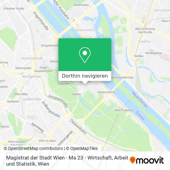 Magistrat der Stadt Wien - Ma 23 - Wirtschaft, Arbeit und Statistik Karte