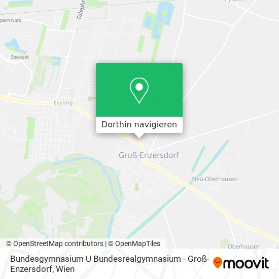 Bundesgymnasium U Bundesrealgymnasium - Groß-Enzersdorf Karte