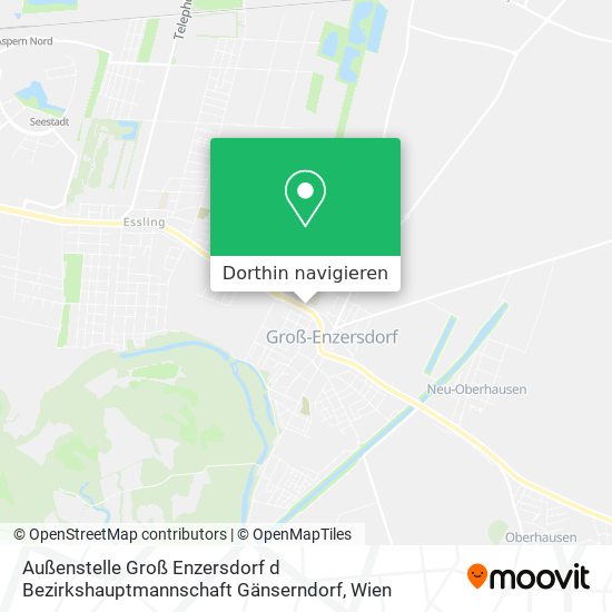 Außenstelle Groß Enzersdorf d Bezirkshauptmannschaft Gänserndorf Karte