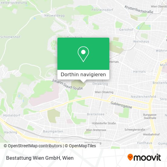 Bestattung Wien GmbH Karte