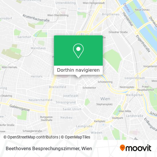 Beethovens Besprechungszimmer Karte