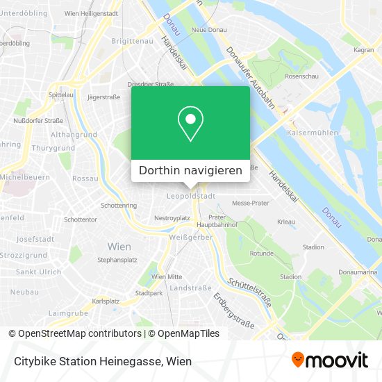 Citybike Station Heinegasse Karte
