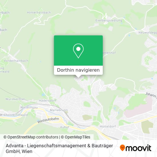 Advanta - Liegenschaftsmanagement & Bauträger GmbH Karte