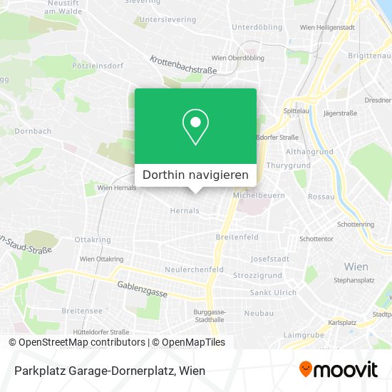 Parkplatz Garage-Dornerplatz Karte