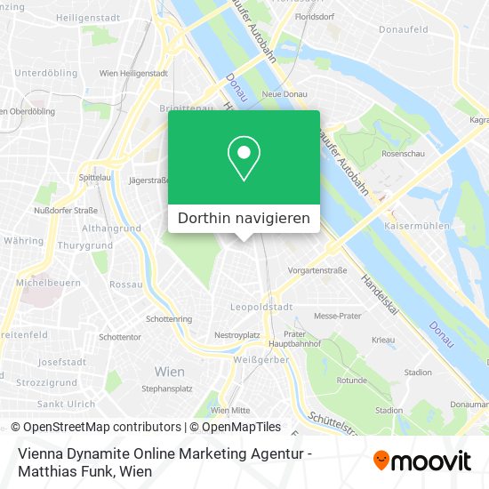 Vienna Dynamite Online Marketing Agentur - Matthias Funk Karte