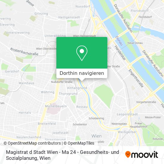 Magistrat d Stadt Wien - Ma 24 - Gesundheits- und Sozialplanung Karte