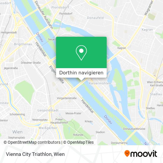 Vienna City Triathlon Karte