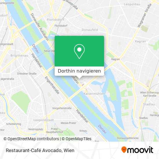 Restaurant-Café Avocado Karte