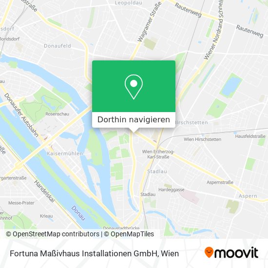 Fortuna Maßivhaus Installationen GmbH Karte