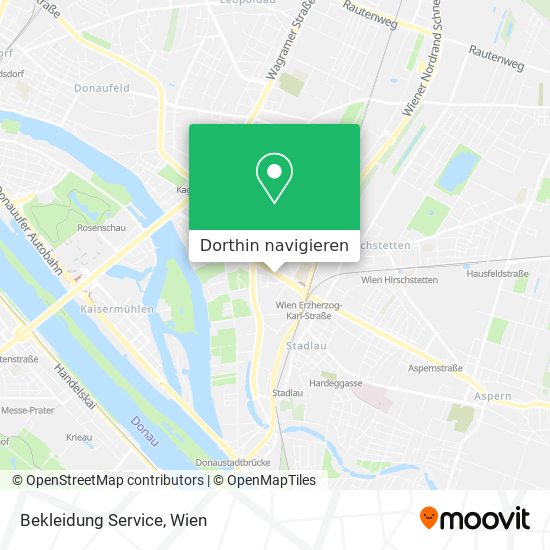 Bekleidung Service Karte