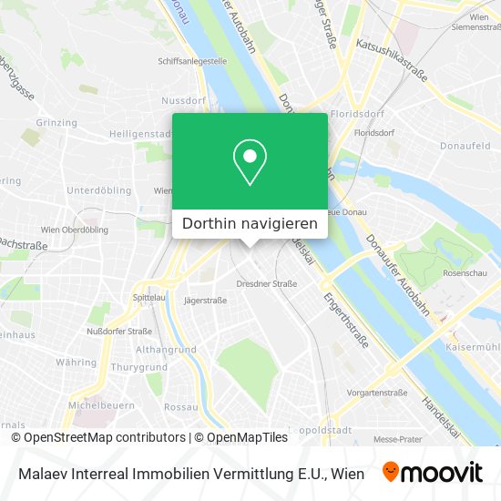 Malaev Interreal Immobilien Vermittlung E.U. Karte