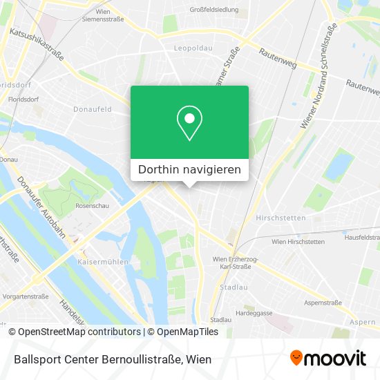 Ballsport Center Bernoullistraße Karte