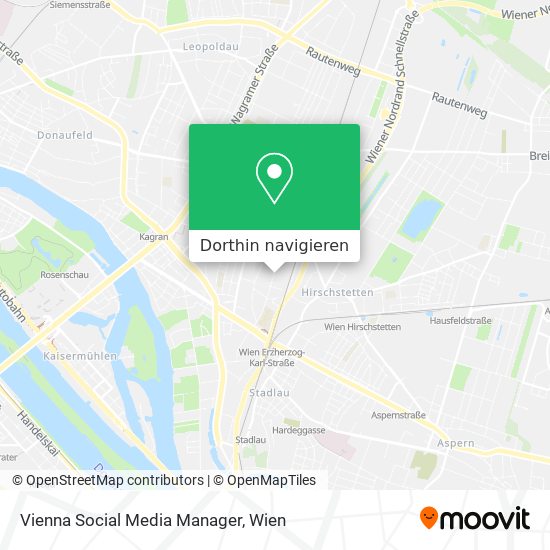 Vienna Social Media Manager Karte