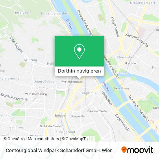 Contourglobal Windpark Scharndorf GmbH Karte
