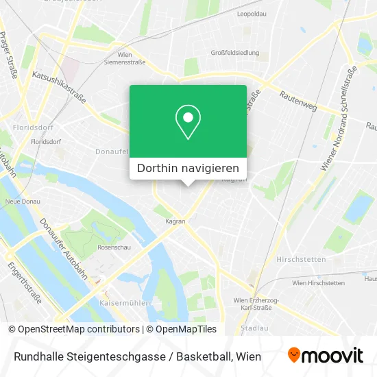 Rundhalle Steigenteschgasse / Basketball Karte