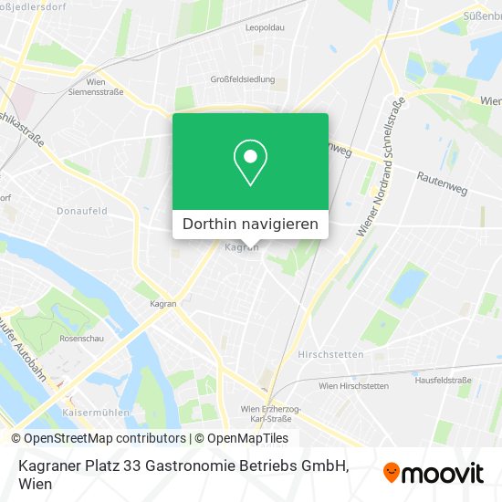 Kagraner Platz 33 Gastronomie Betriebs GmbH Karte