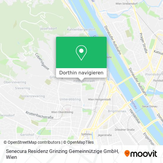 Senecura Residenz Grinzing Gemeinnützige GmbH Karte