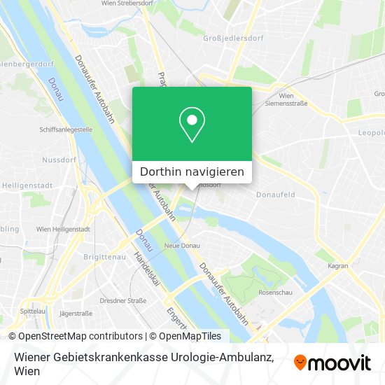Wiener Gebietskrankenkasse Urologie-Ambulanz Karte