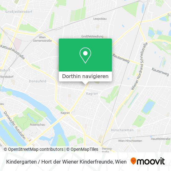 Kindergarten / Hort der Wiener Kinderfreunde Karte
