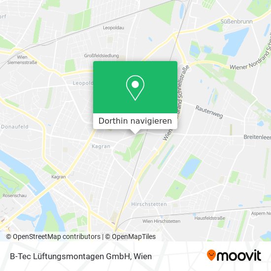 B-Tec Lüftungsmontagen GmbH Karte