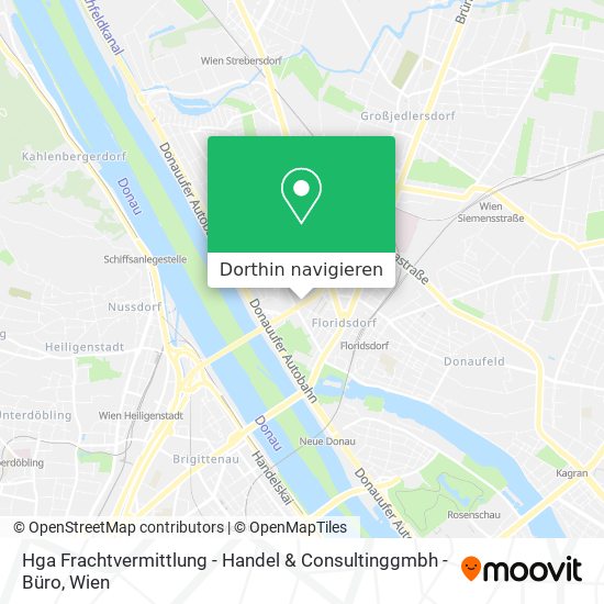 Hga Frachtvermittlung - Handel & Consultinggmbh - Büro Karte