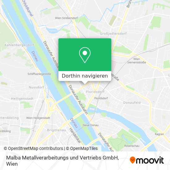 Malba Metallverarbeitungs und Vertriebs GmbH Karte
