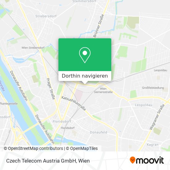 Czech Telecom Austria GmbH Karte