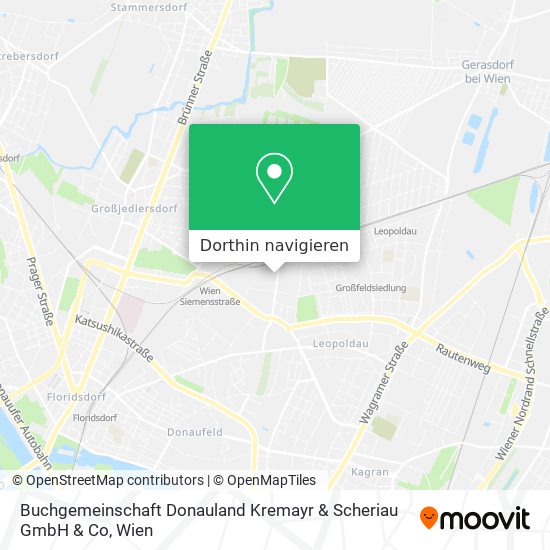 Buchgemeinschaft Donauland Kremayr & Scheriau GmbH & Co Karte