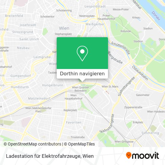 Ladestation für Elektrofahrzeuge Karte