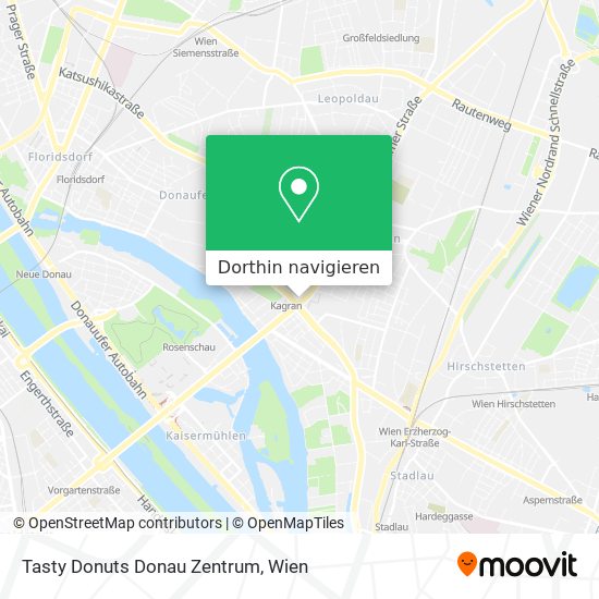 Tasty Donuts Donau Zentrum Karte