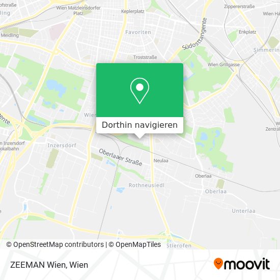 ZEEMAN Wien Karte