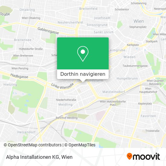 Alpha Installationen KG Karte