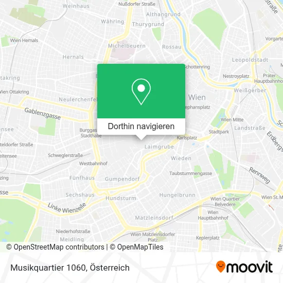 Musikquartier 1060 Karte