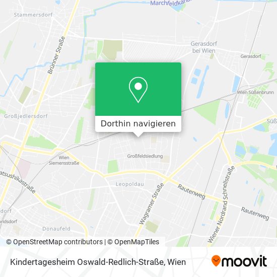 Kindertagesheim Oswald-Redlich-Straße Karte