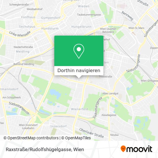 Raxstraße/Rudolfshügelgasse Karte