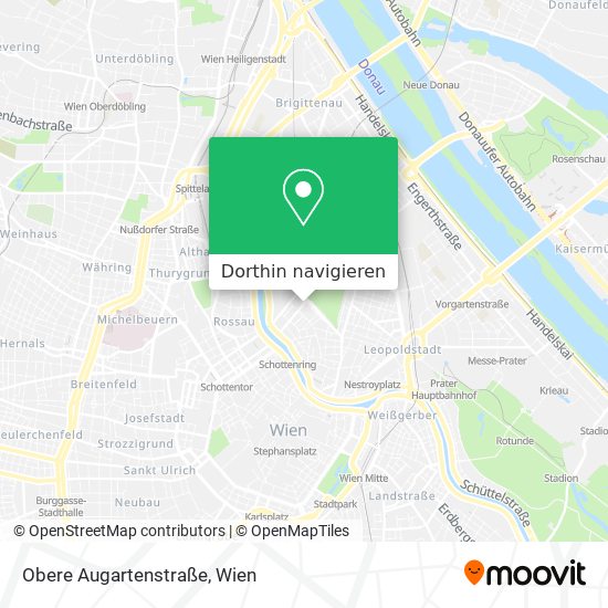 Obere Augartenstraße Karte