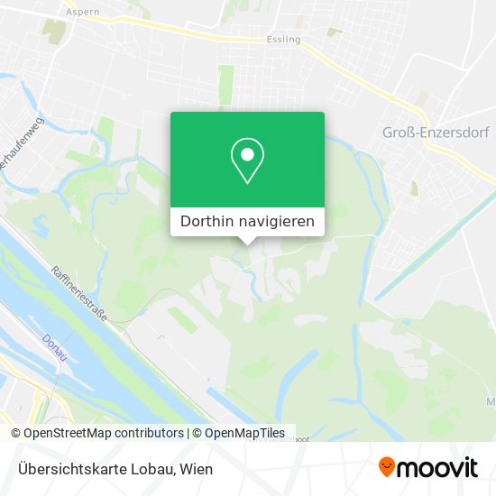 Übersichtskarte Lobau Karte