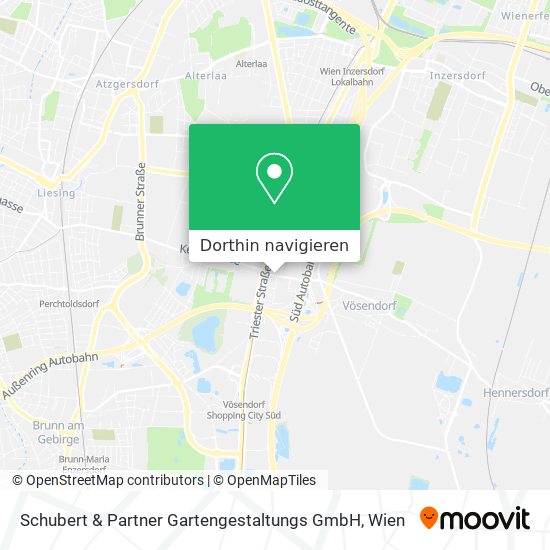 Schubert & Partner Gartengestaltungs GmbH Karte