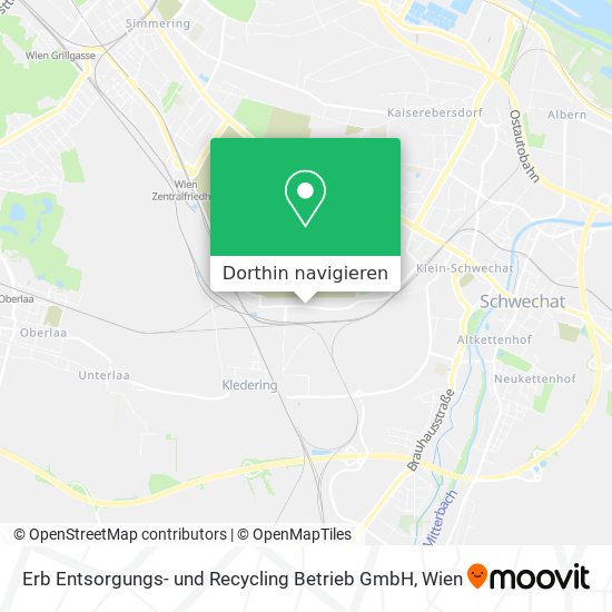 Erb Entsorgungs- und Recycling Betrieb GmbH Karte