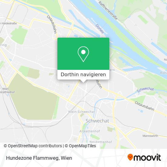 Hundezone Flammweg Karte