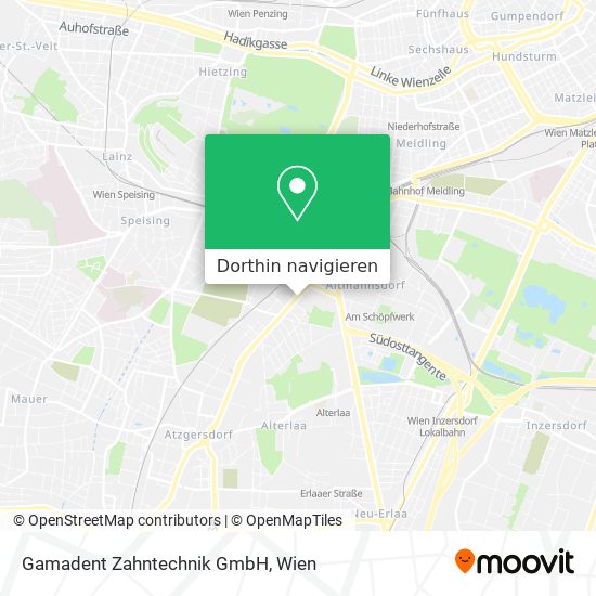 Gamadent Zahntechnik GmbH Karte