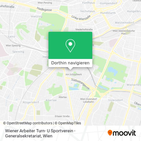 Wiener Arbeiter Turn- U Sportverein - Generalsekretariat Karte