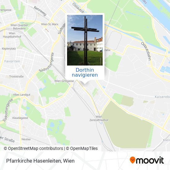 Pfarrkirche Hasenleiten Karte