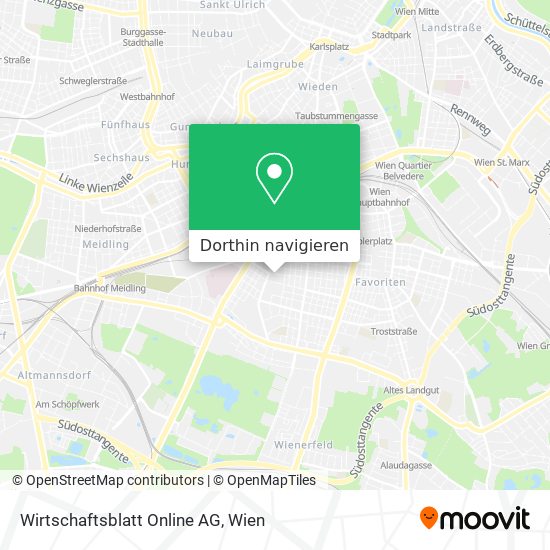 Wirtschaftsblatt Online AG Karte