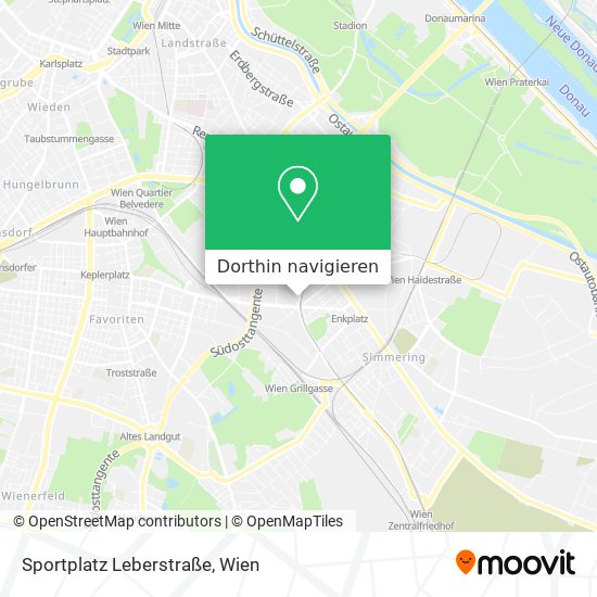 Sportplatz Leberstraße Karte