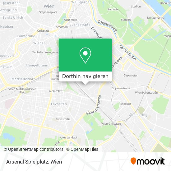 Arsenal Spielplatz Karte