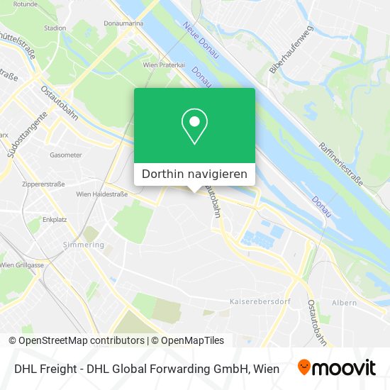 DHL Freight - DHL Global Forwarding GmbH Karte