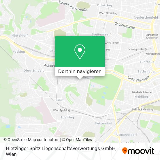 Hietzinger Spitz Liegenschaftsverwertungs GmbH Karte
