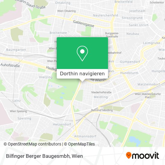 Bilfinger Berger Baugesmbh Karte